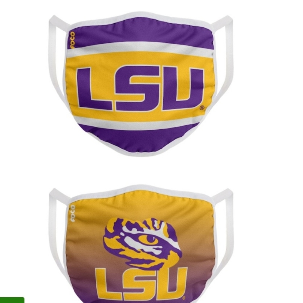 Foco LSU Tigers face masks unisex